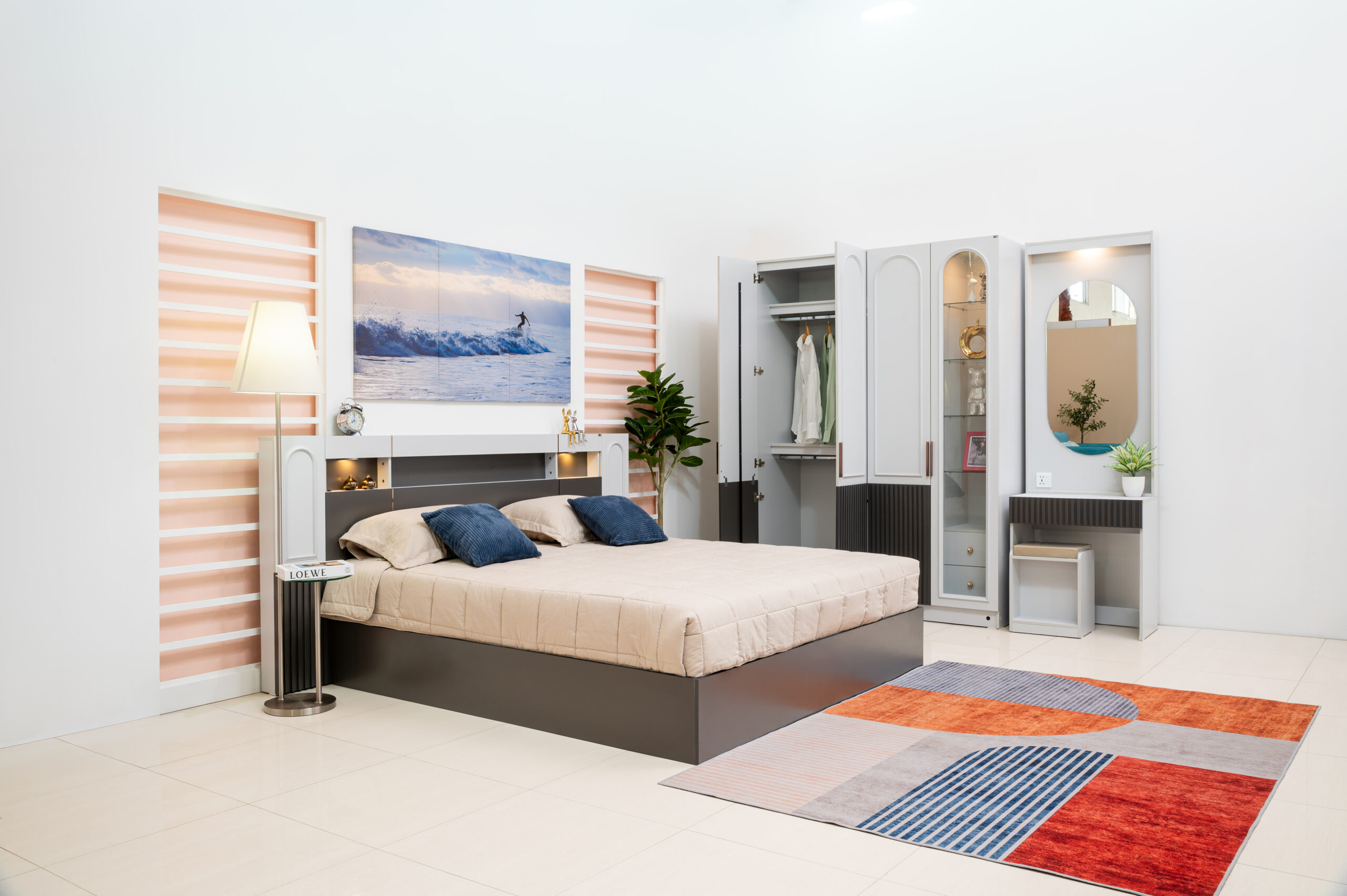 ชุดห้องนอนดีไซน์ Arch Shape สไตล์ Modern Luxury