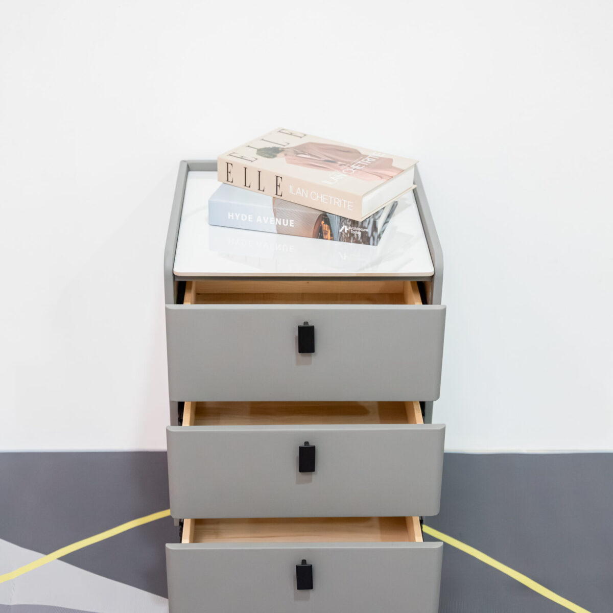 ตู้ลิ้นชัก (สีเทา)