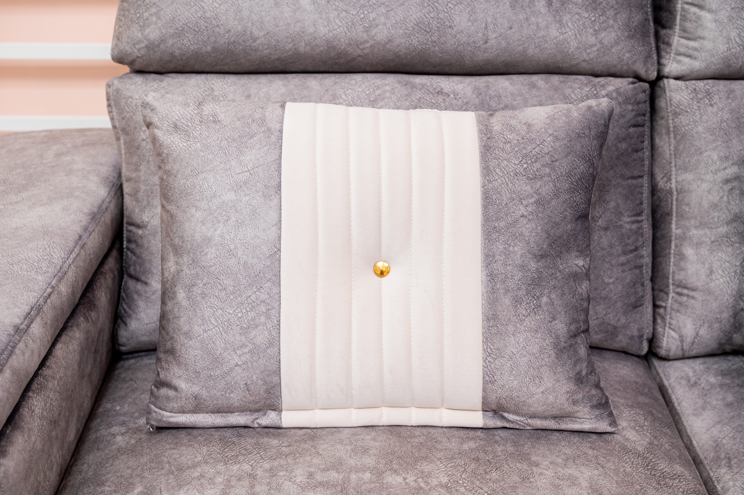 โซฟาเบด L-Shape สีเทาพรีเมียม พร้อมฟังก์ชันปรับนอนและช่องวางแก้ว - Image 8