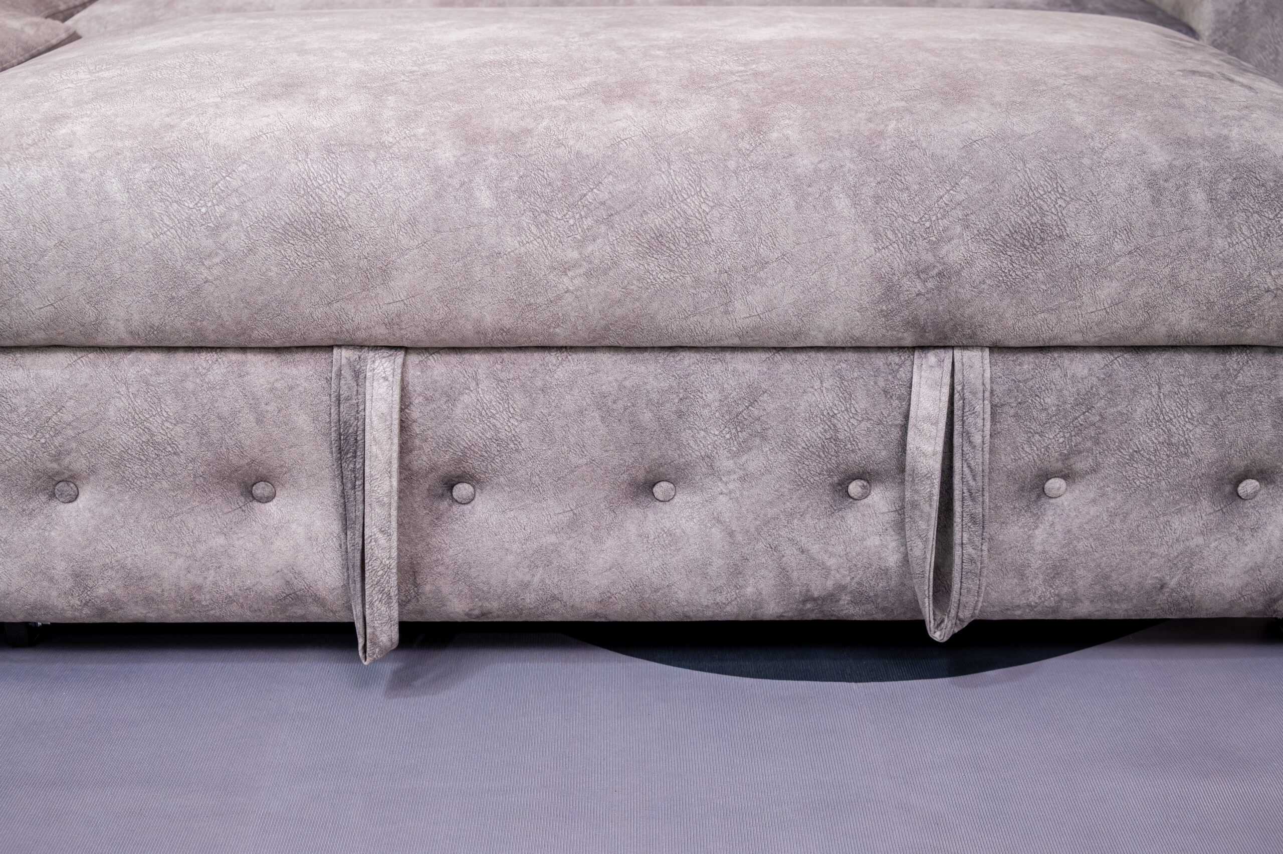 โซฟาเบด L-Shape สีเทาพรีเมียม พร้อมฟังก์ชันปรับนอนและช่องวางแก้ว - Image 16