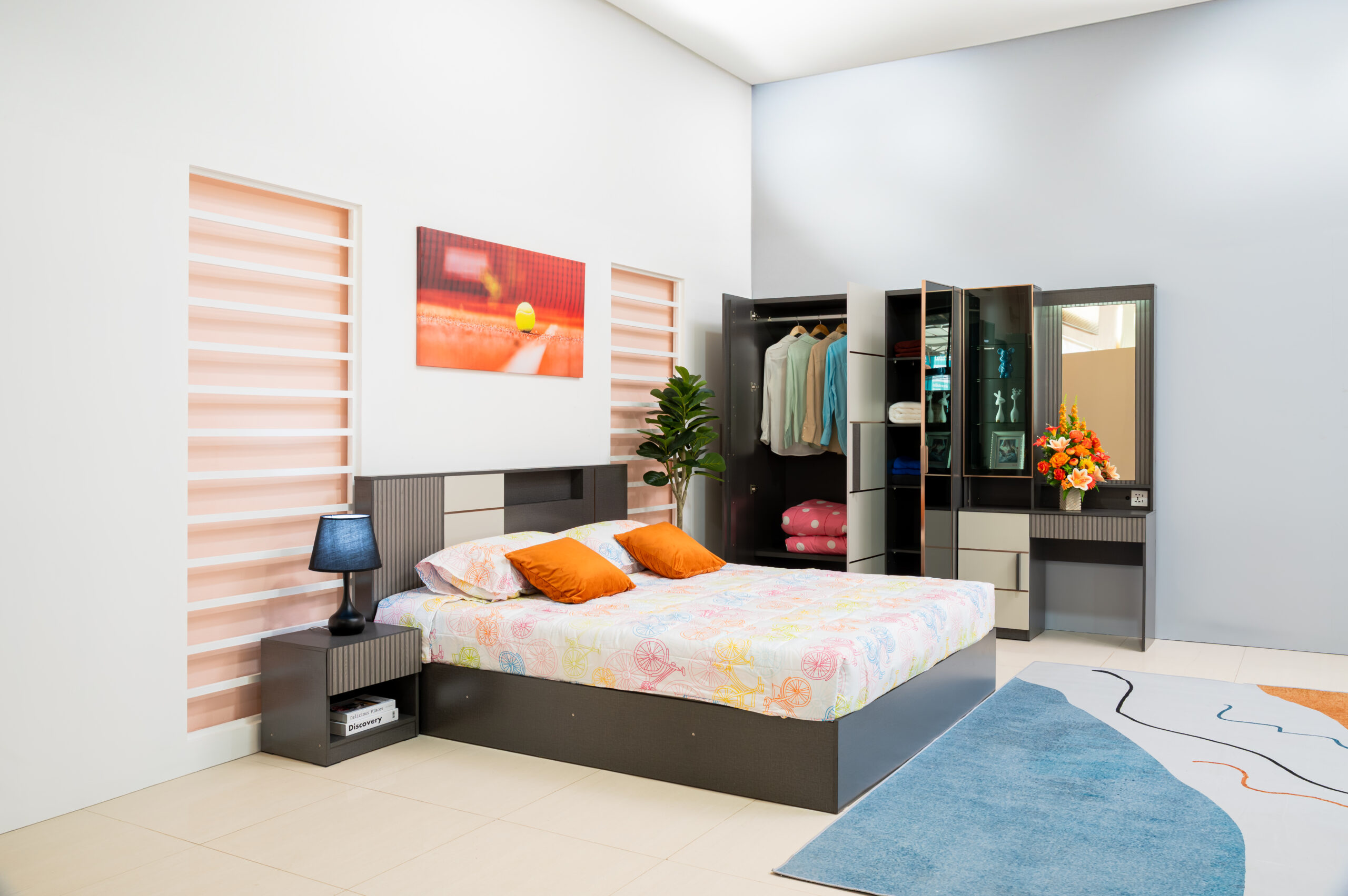 ชุดห้องนอนดีไซน์ Modern Luxury ผสานความเท่ของลายไม้และคิ้ว Pink Gold - Image 11