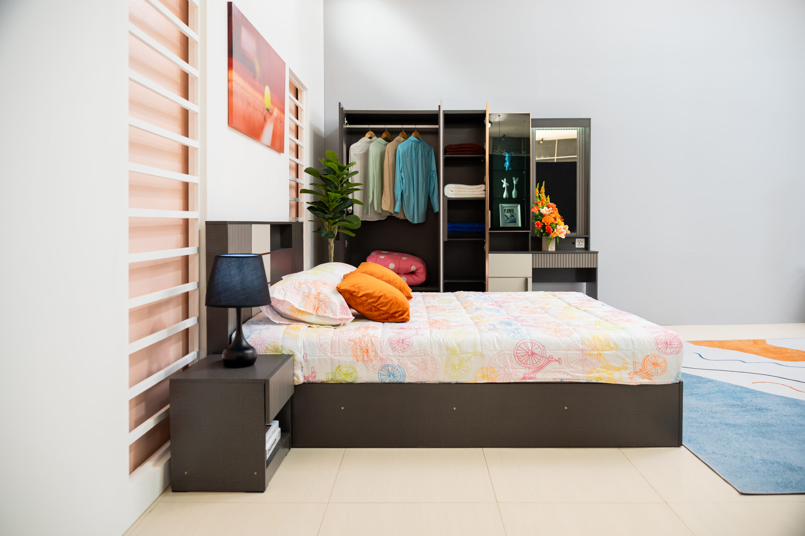 ชุดห้องนอนดีไซน์ Modern Luxury ผสานความเท่ของลายไม้และคิ้ว Pink Gold - Image 13